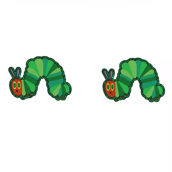 Jewelry - Hungry Hungry Caterpillar Stud Earrings